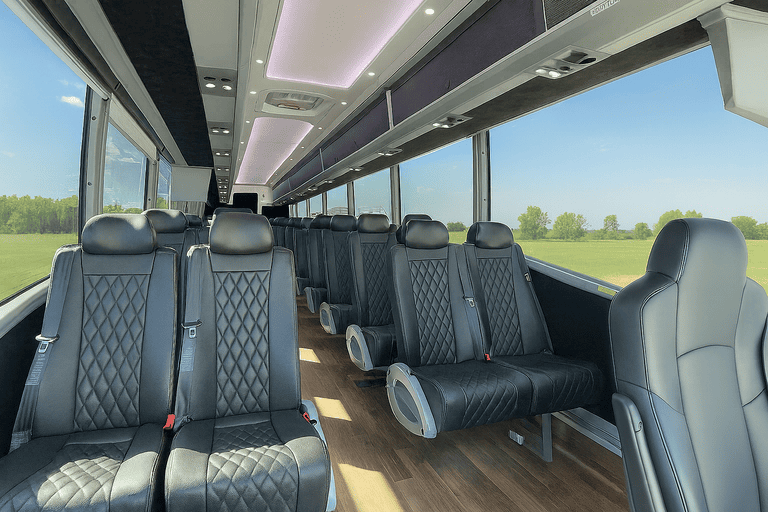 coach bus in St Charles