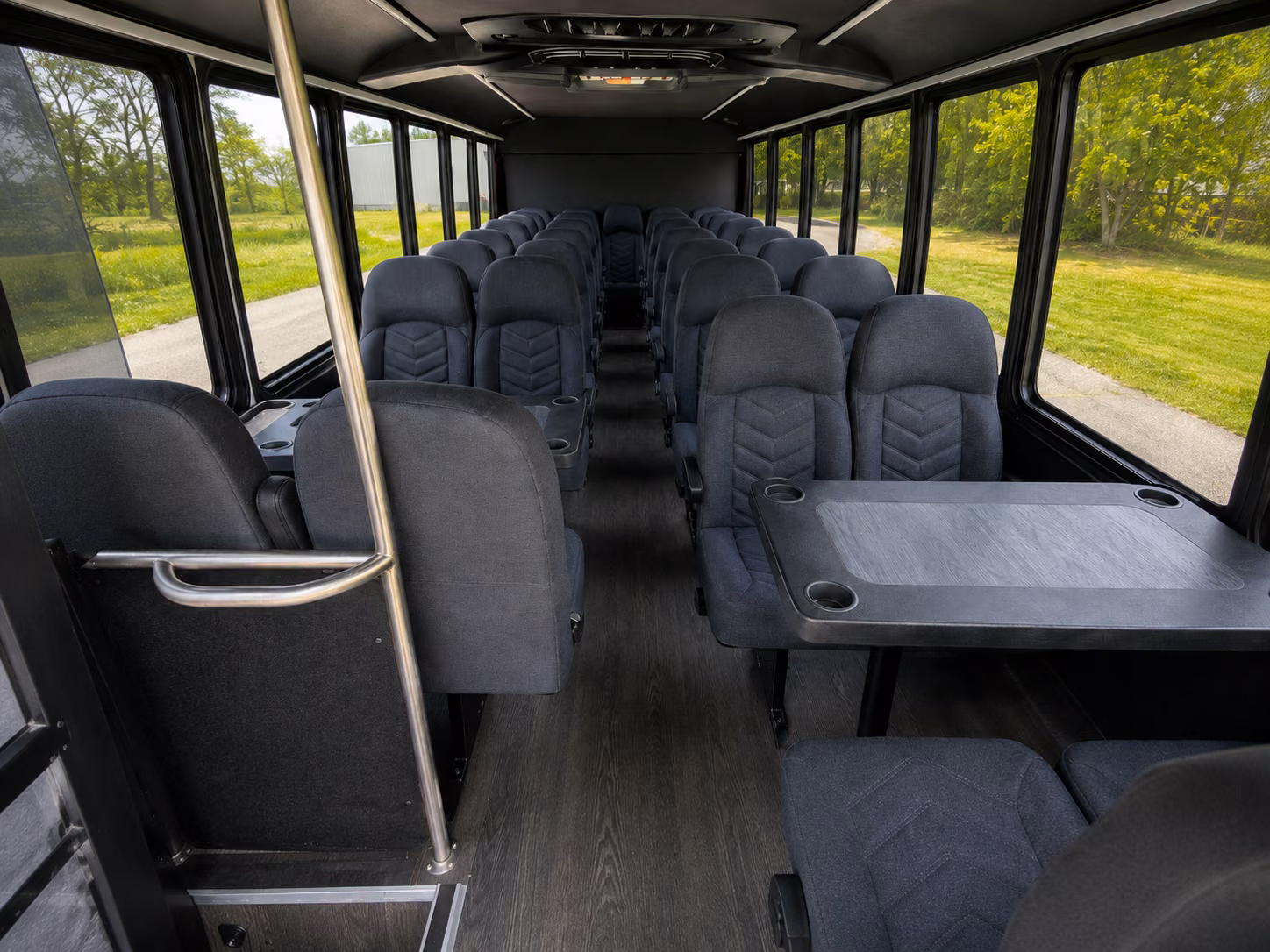 airport transfer buses for wedding guests flying into st louis