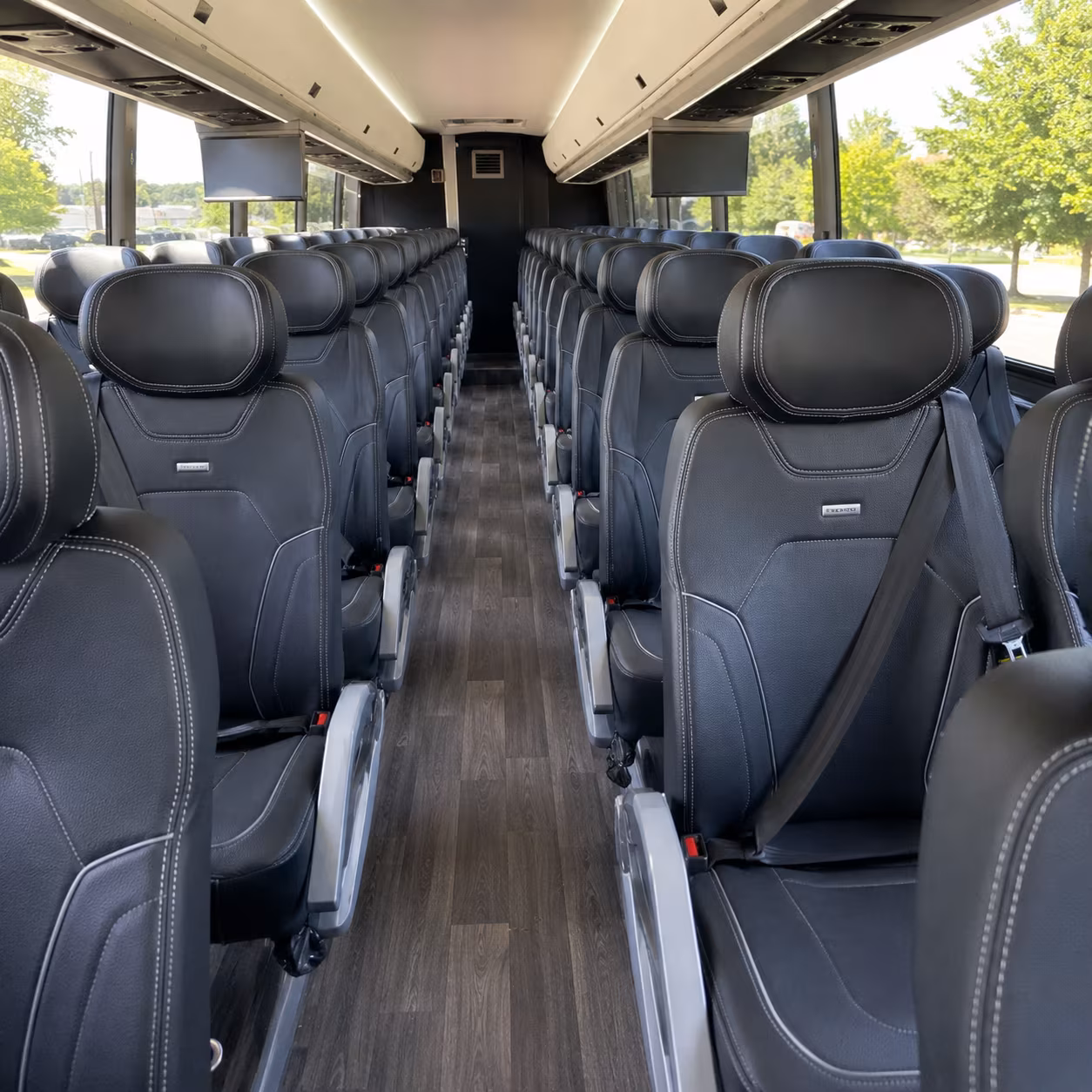 shuttle buses for weekly worship services in st charles