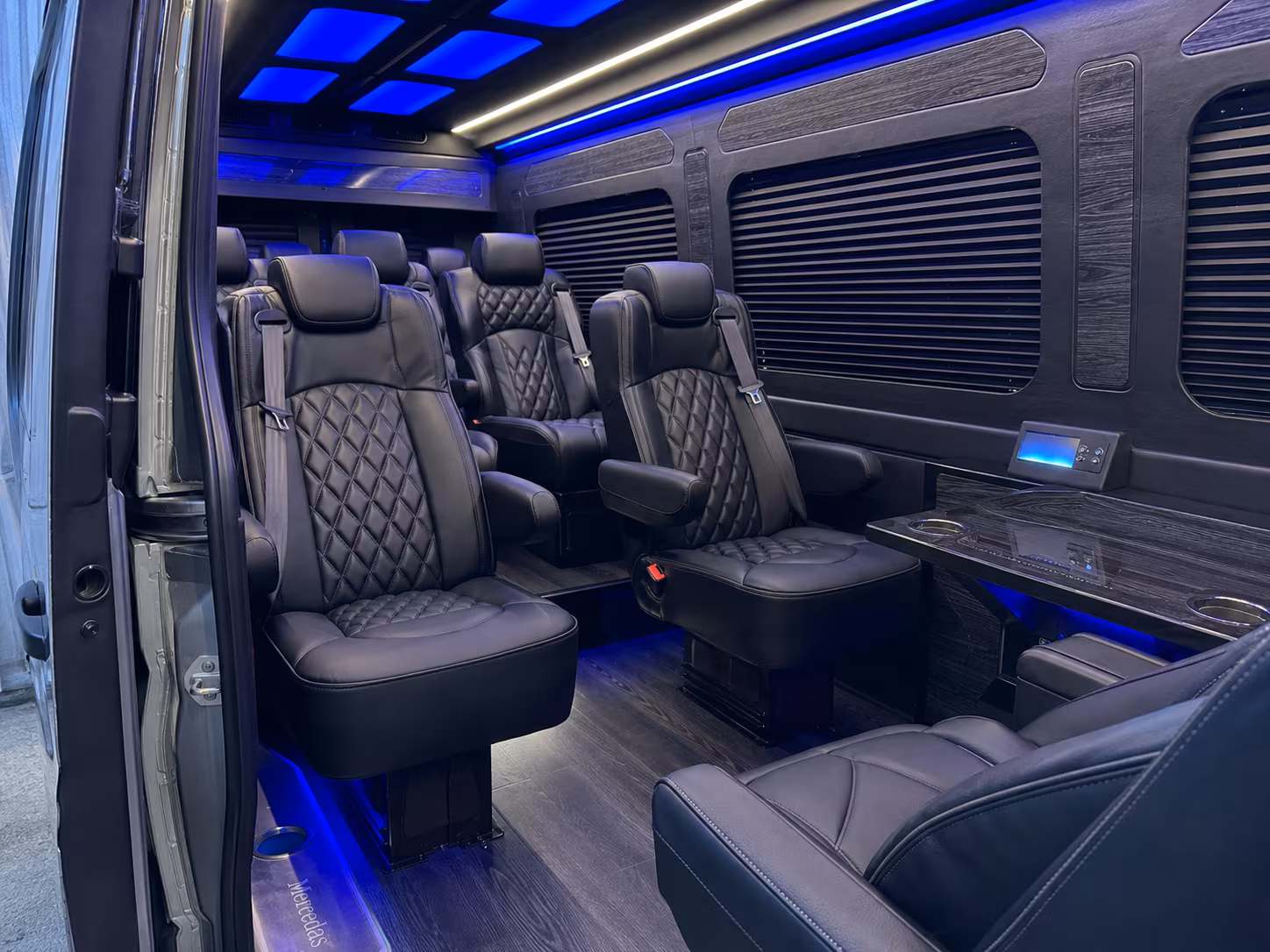 sprinter van transportation for groups and events across st charles