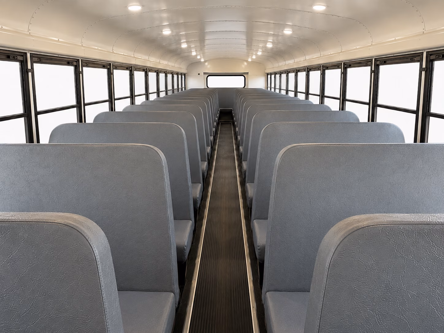 st charles school bus interior