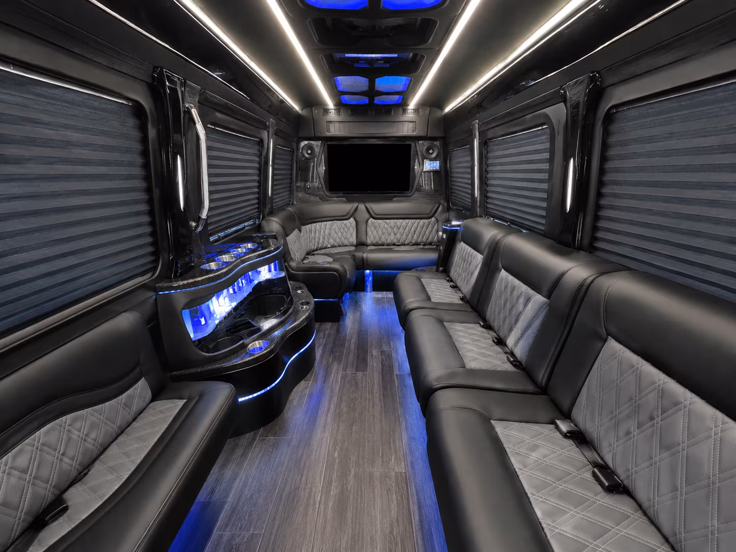 st charles sprinter limousine interior